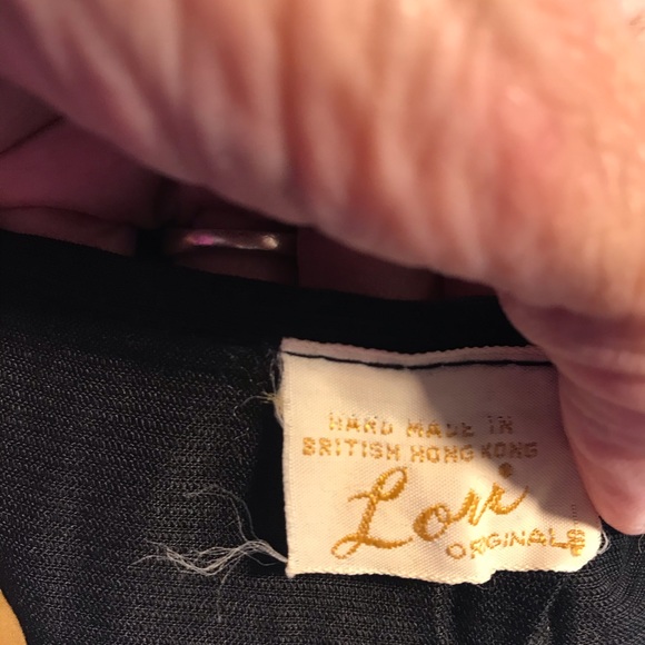 Lori Original Vintage 70’s Hobo Bag Black Gold - Picture 3 of 7